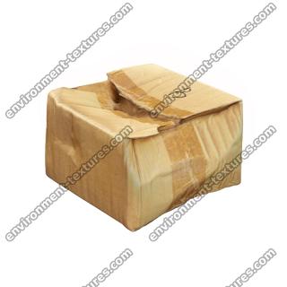 Cardboard Box Base 3D Scan #3